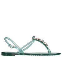 Sandali flat Jelly in PVC  e Swarovski 