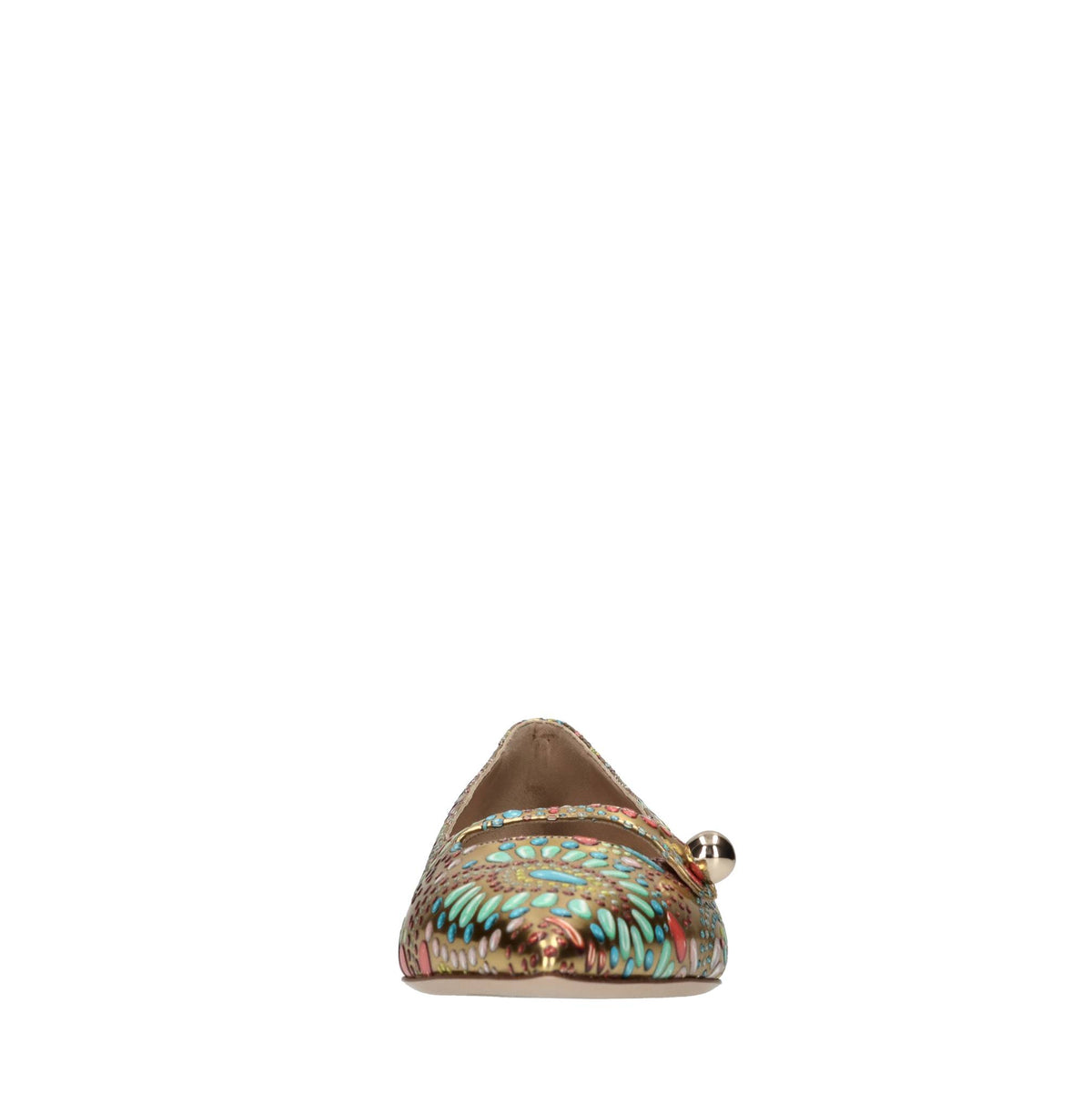 Ballerine Nuggets in tessuto specchiato 