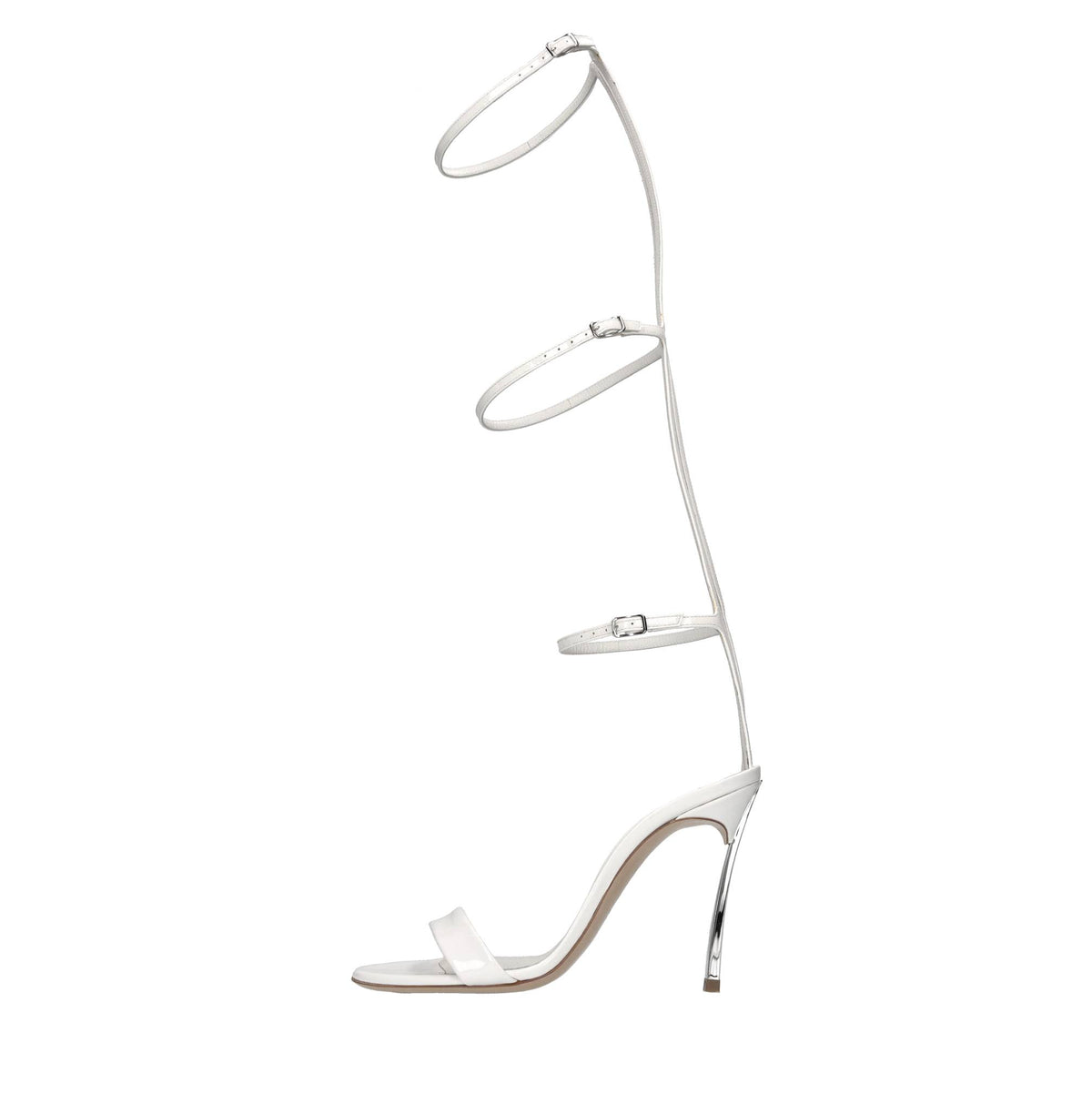 Sandali Blade Tiffany in vernice 