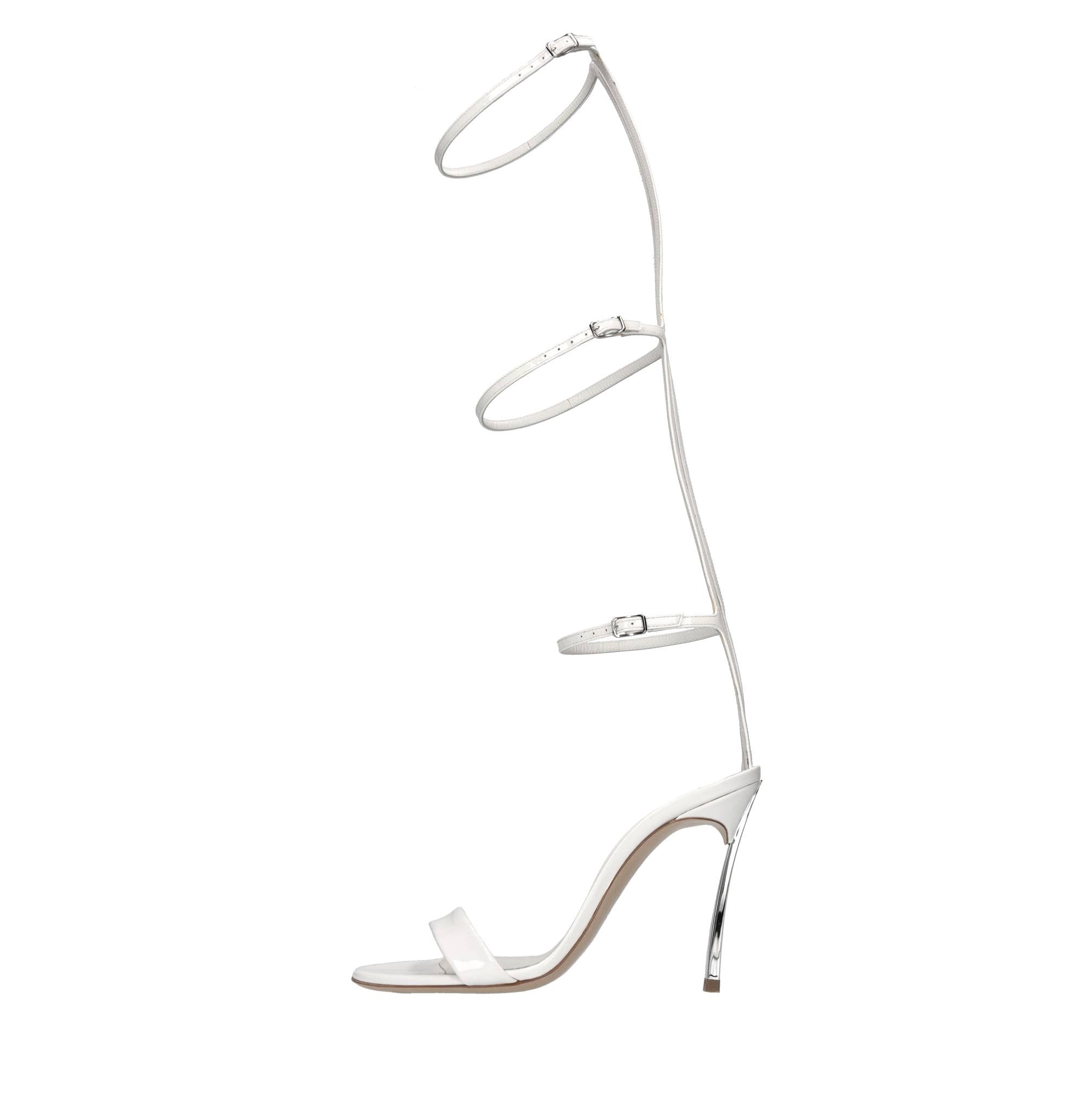 Sandali Blade Tiffany in vernice 