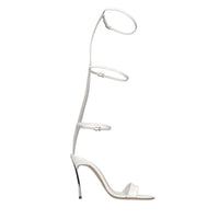 Sandali Blade Tiffany in vernice 