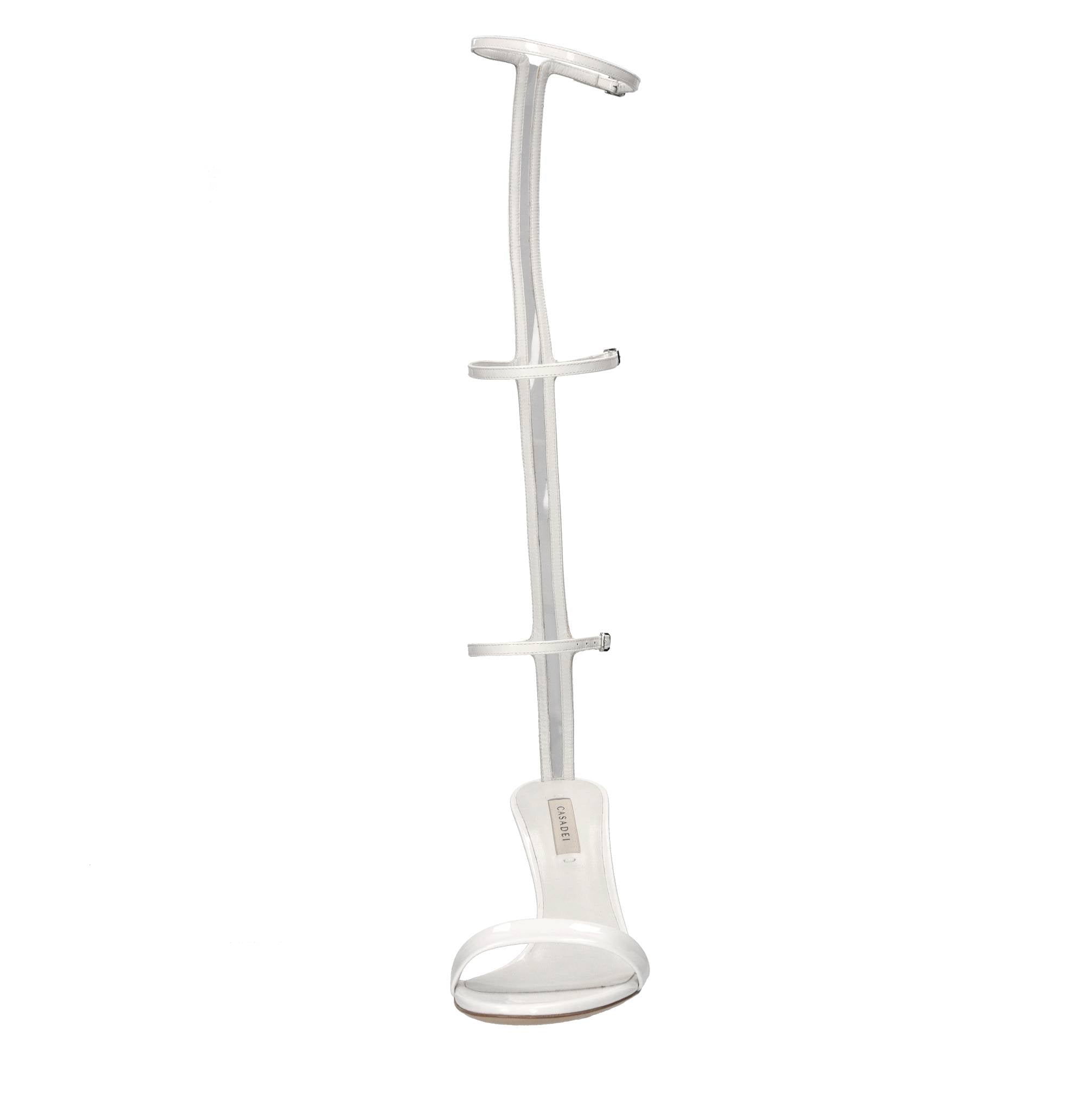 Sandali Blade Tiffany in vernice 