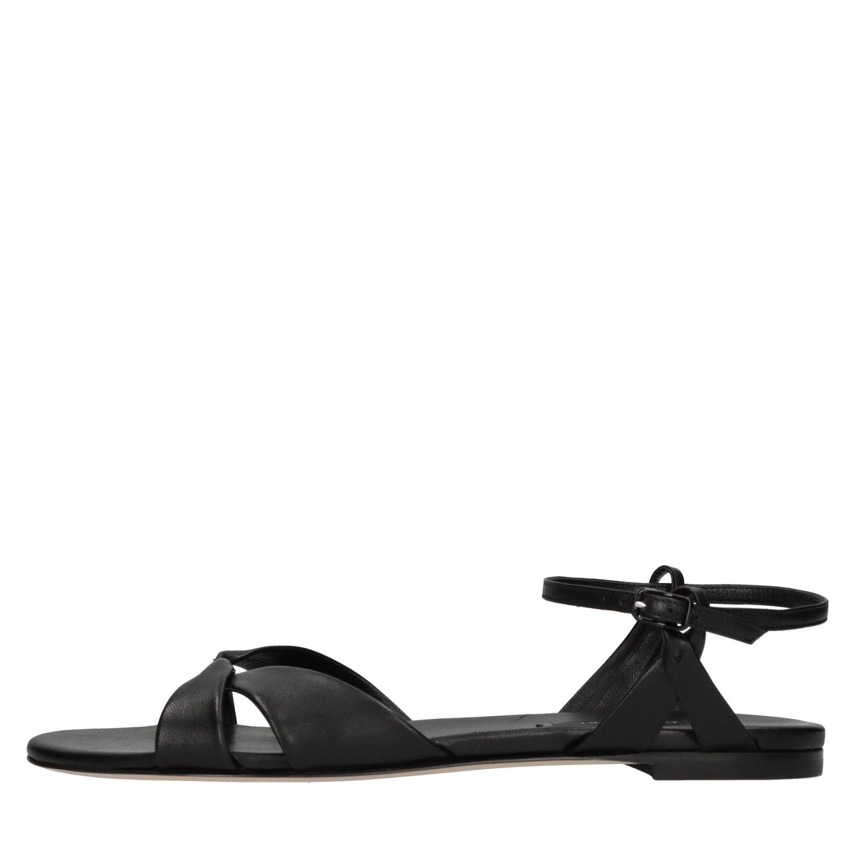 Sandali flat Minorca in pelle 