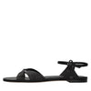 CASADEI Minorca flat leather sandals