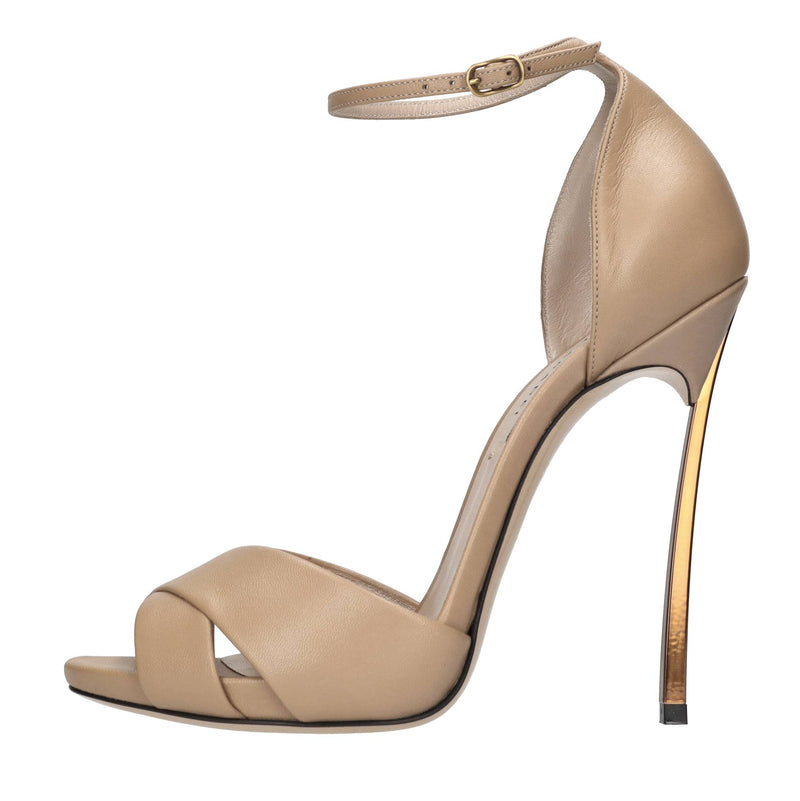 Sandali Blade Criss Cross in pelle 