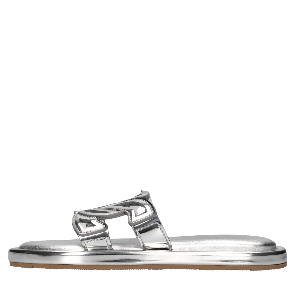 Sandali flat in pelle ed ecopelle 