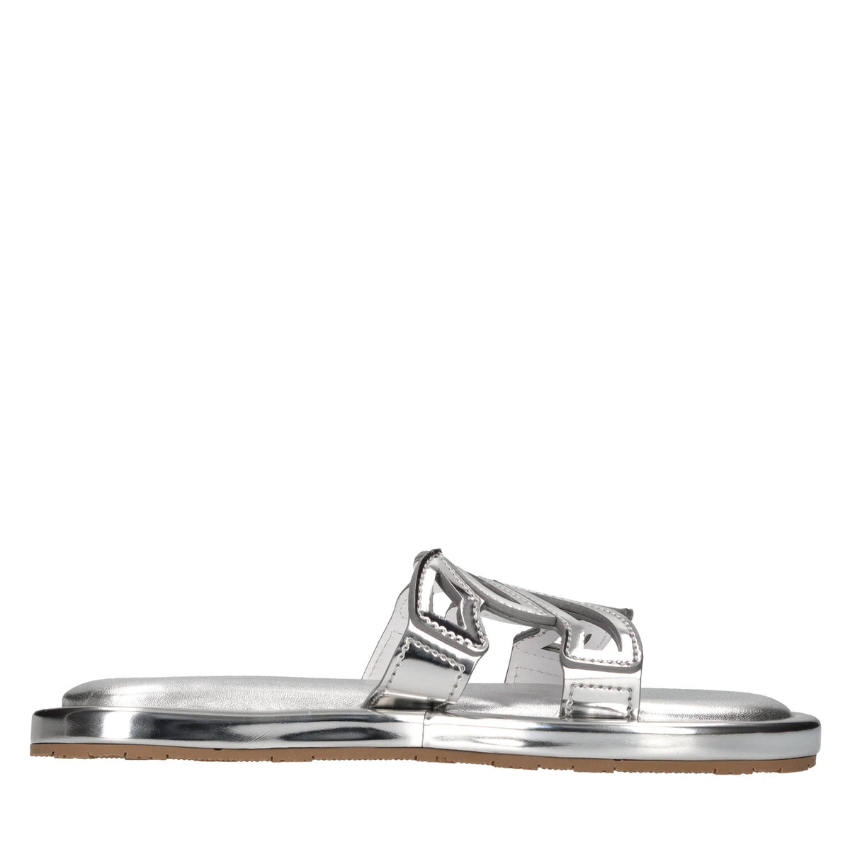 Sandali flat in pelle ed ecopelle 