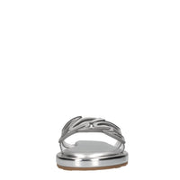 Sandali flat in pelle ed ecopelle 