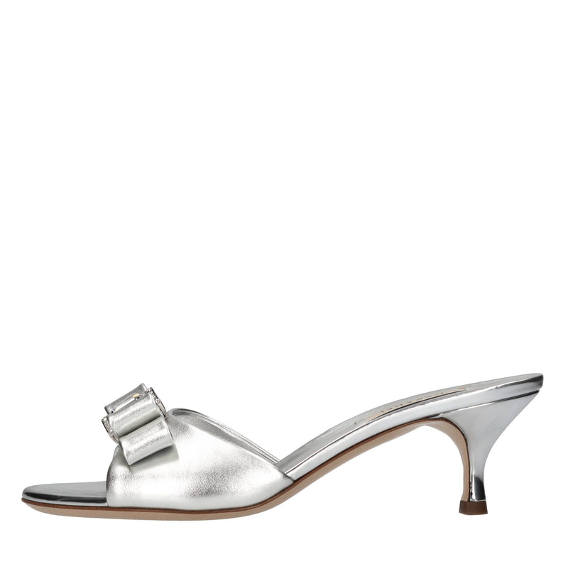 Mules Flash in pelle 