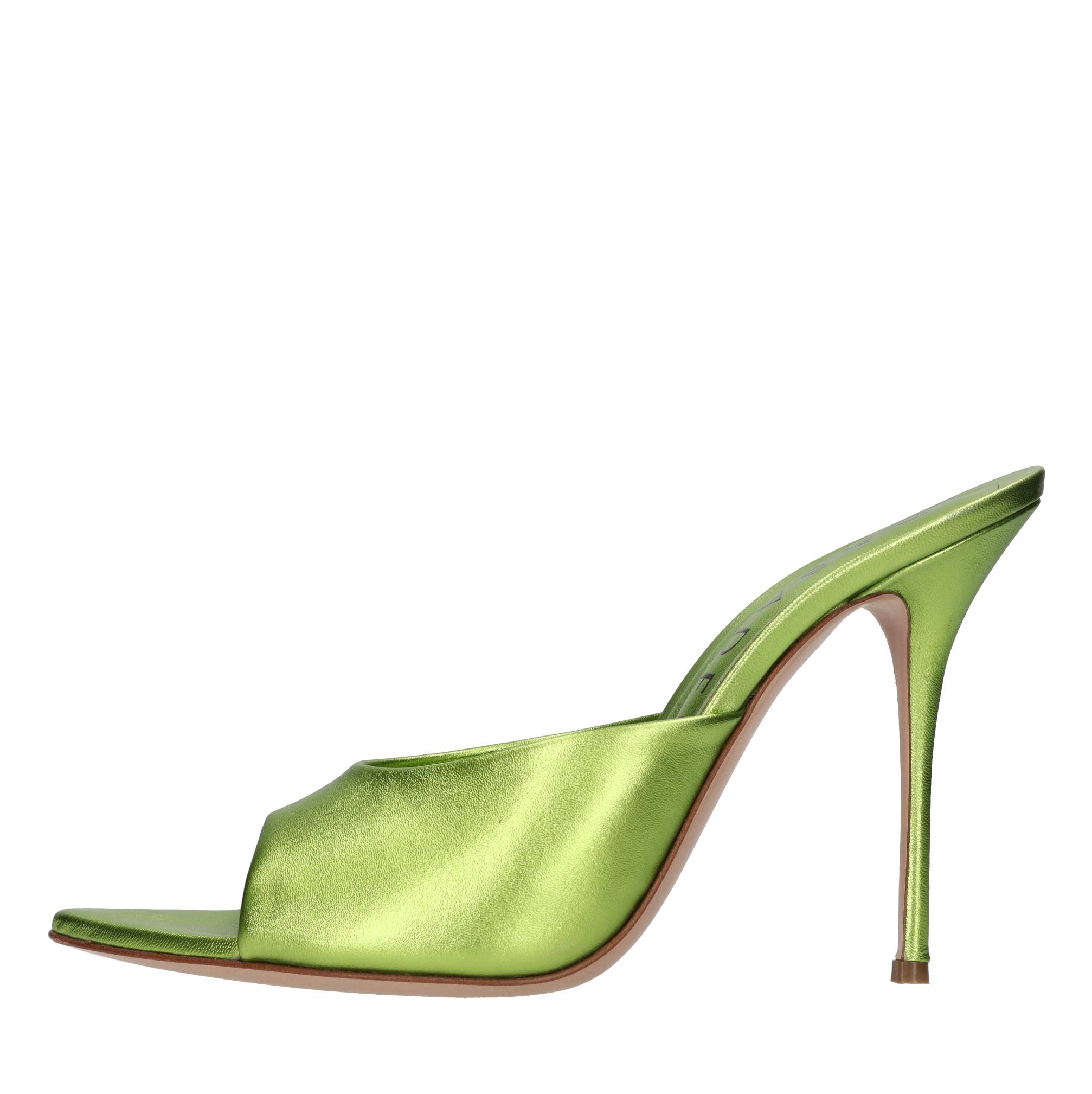 Mules in pelle 