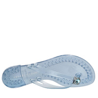 Sandali flat Jelly in PVC e Swarovski 