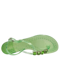 Sandali flat Jelly in PVC  e Swarovski 