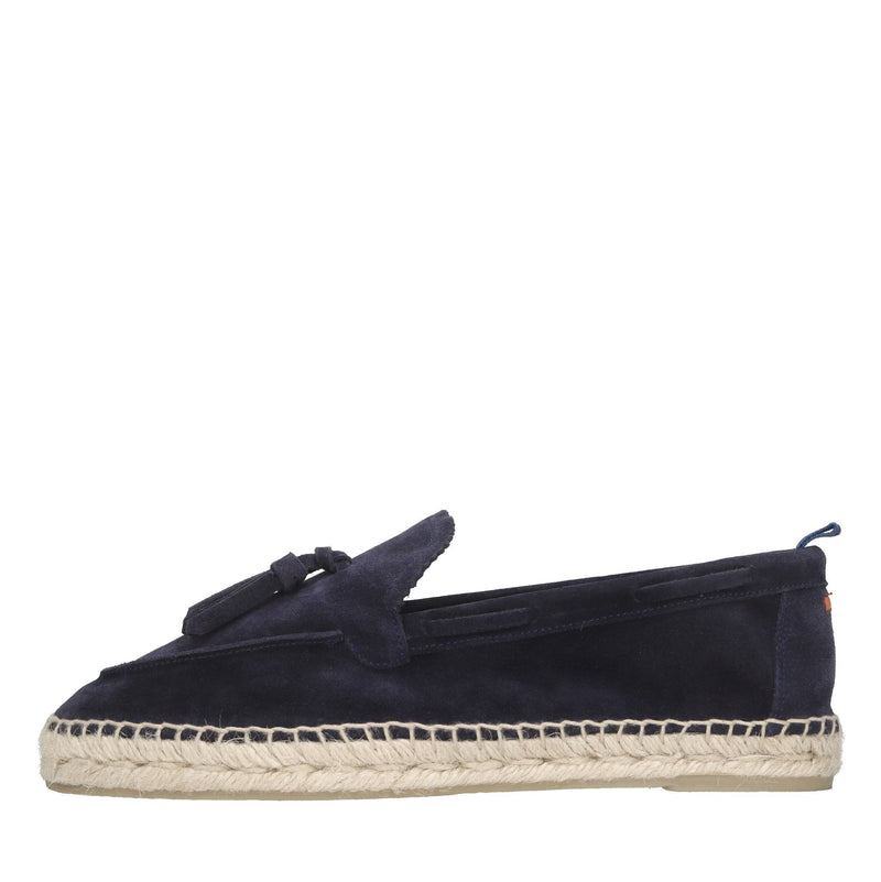 Mocassini espadrillas Nico in camoscio 