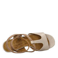 Sandali in pelle e camoscio 
