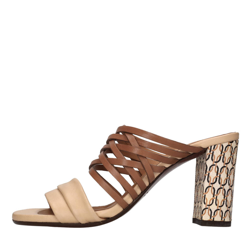 Mules in pelle 