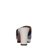 Mules in pelle e camoscio 