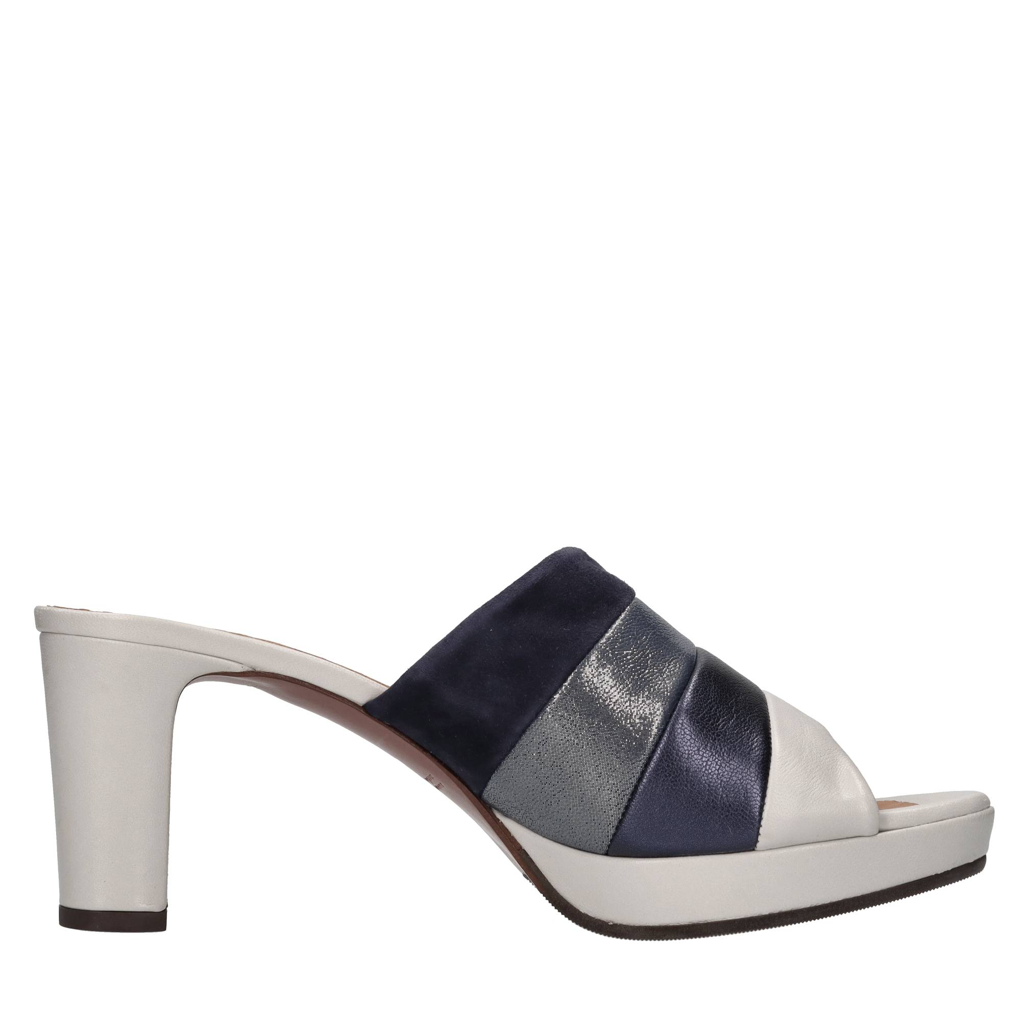 Mules in pelle e camoscio 