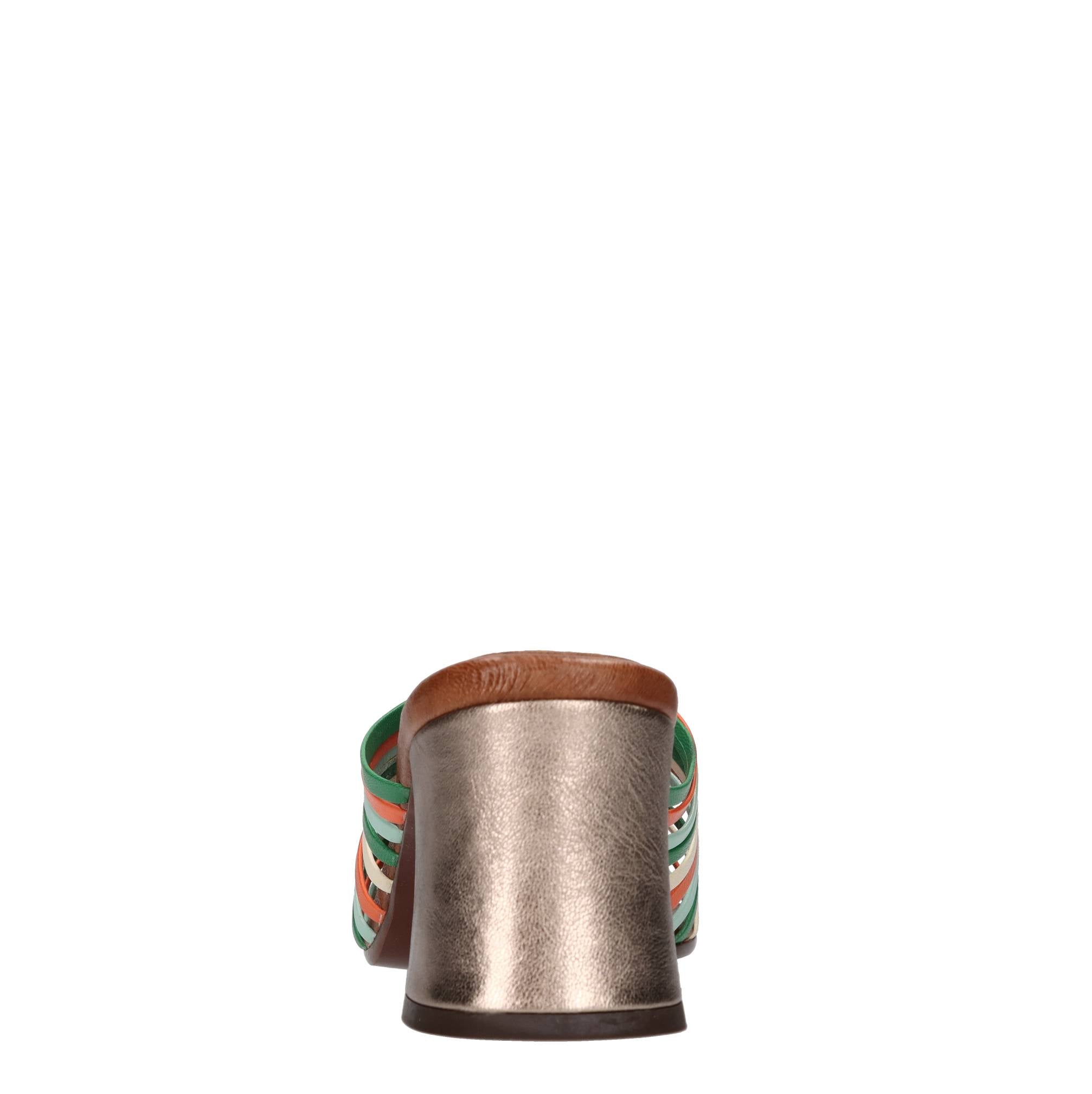 Mules in pelle 