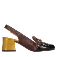Décolleté slingback Maisa in pelle 