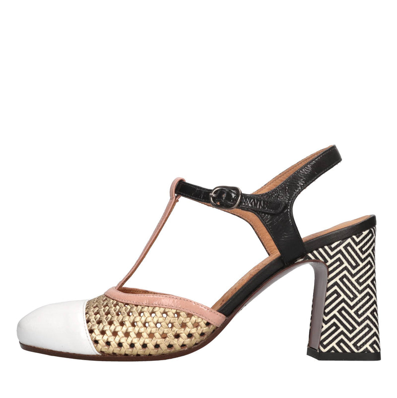 Décolleté slingback Mecan in pelle 