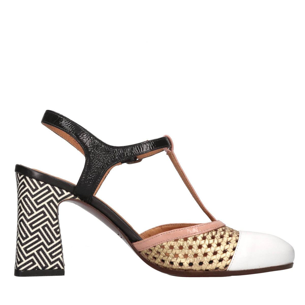 Décolleté slingback Mecan in pelle 