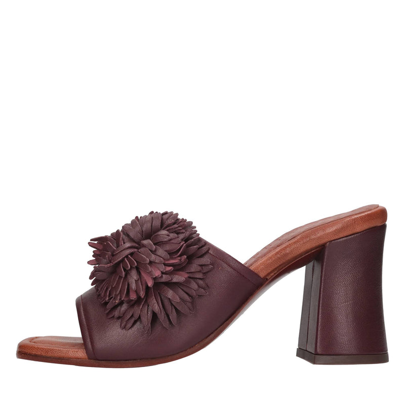Mules  in pelle 