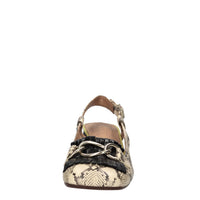 Décolleté slingback in pelle 