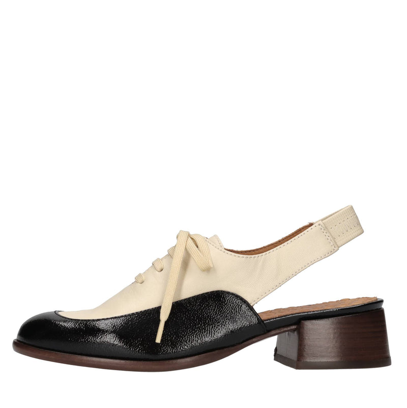 Décolléte slingback in pelle 