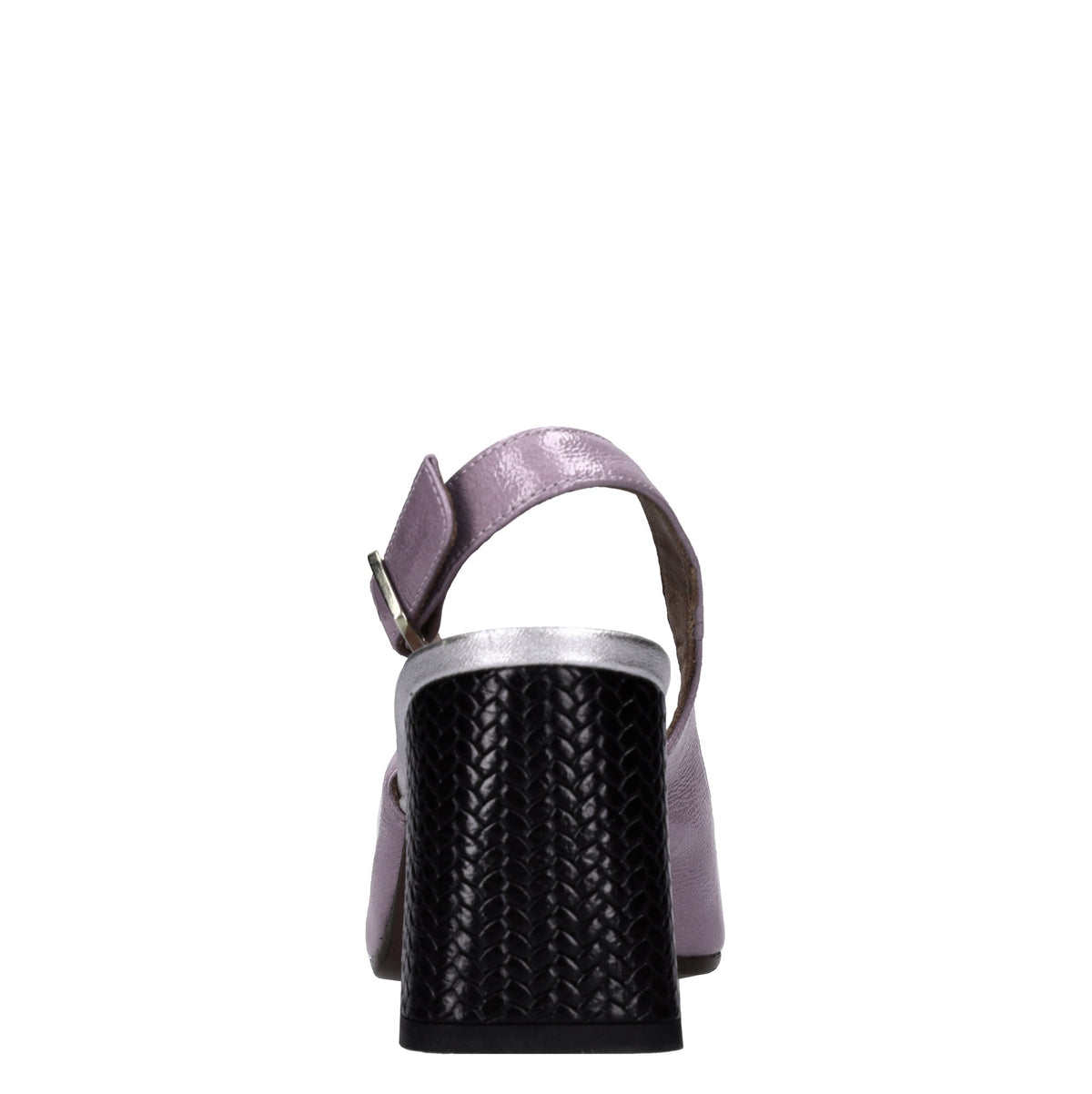 Décolleté slingback in pelle 