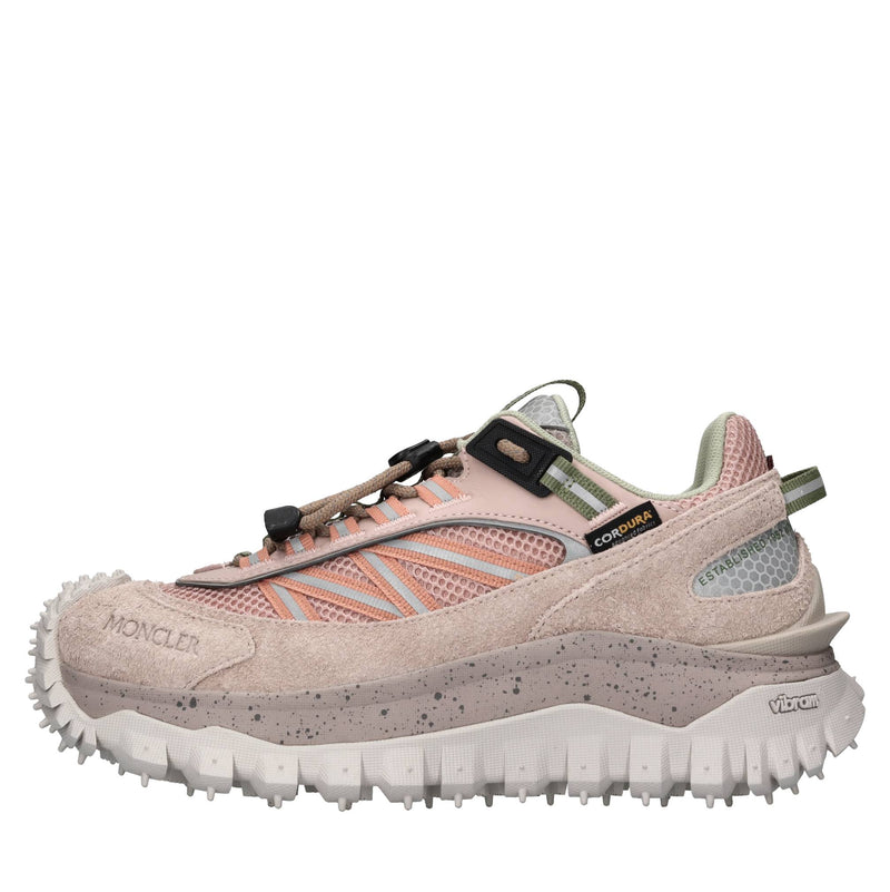 Sneakers in pelle, ecopelle e tessuto 