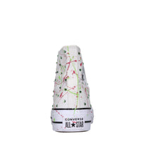 Sneakers in tessuto e strass 