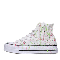 Sneakers in tessuto e strass 