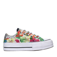 Sneakers in tessuto e glitter 