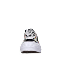 Sneakers in tessuto e glitter 