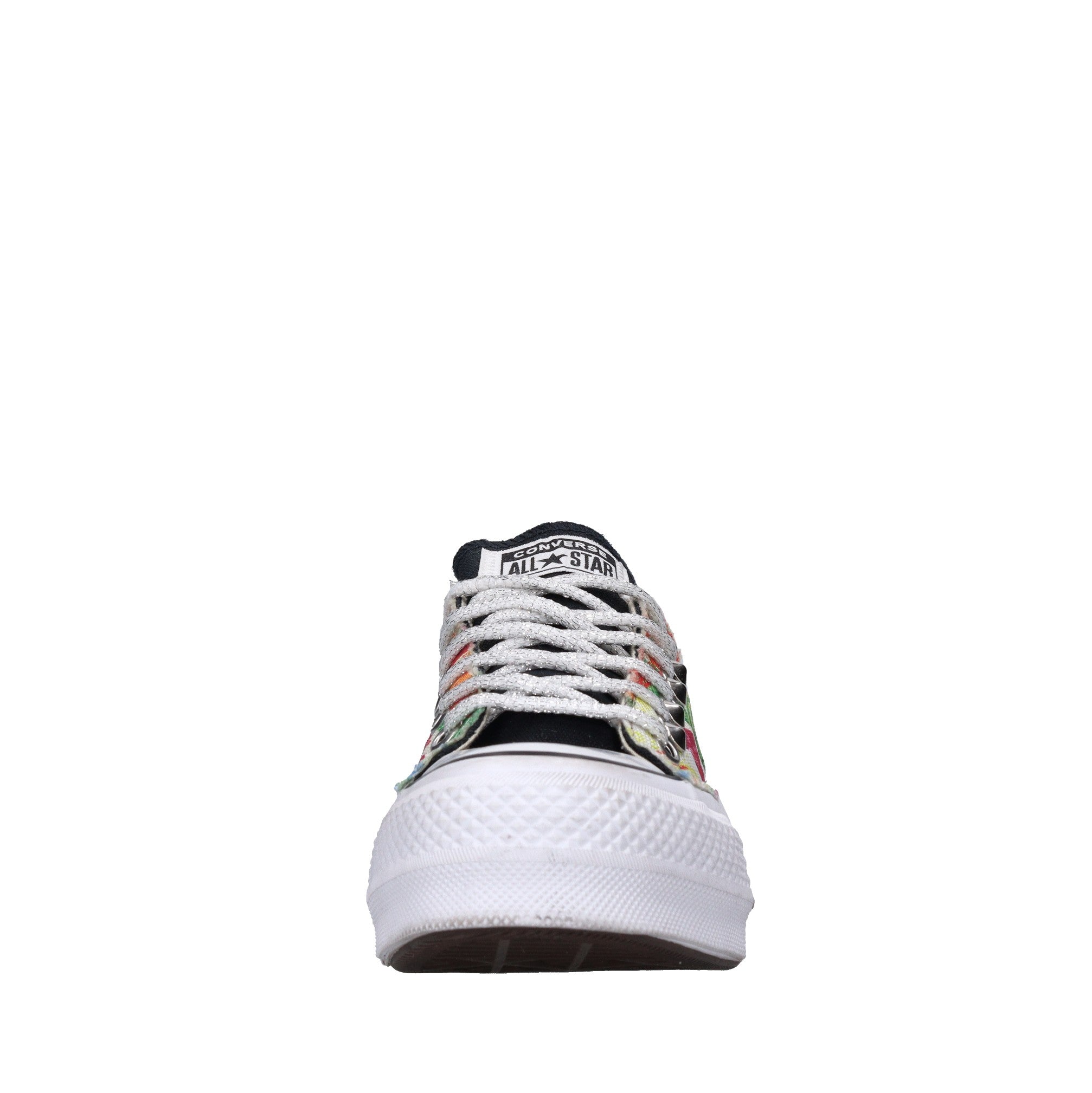 Sneakers in tessuto e glitter 