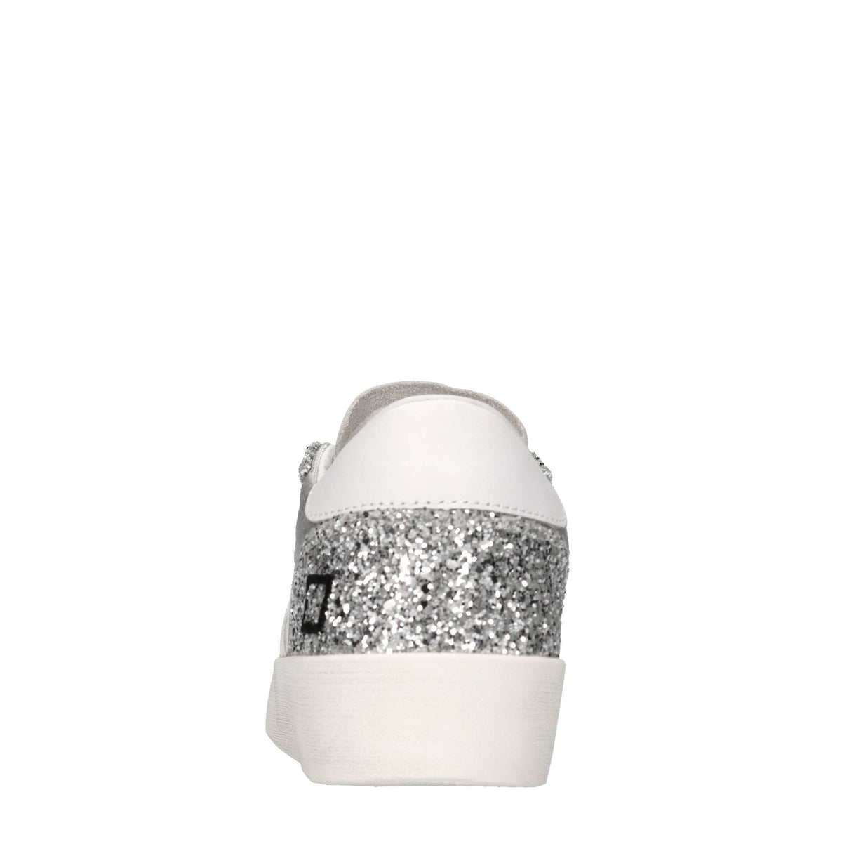 Sneakers in pelle e glitter 