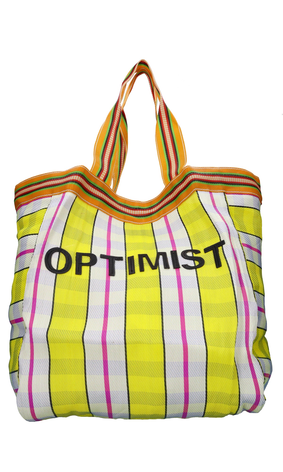 Borsa Optimist in plastica riciclata e pelle 