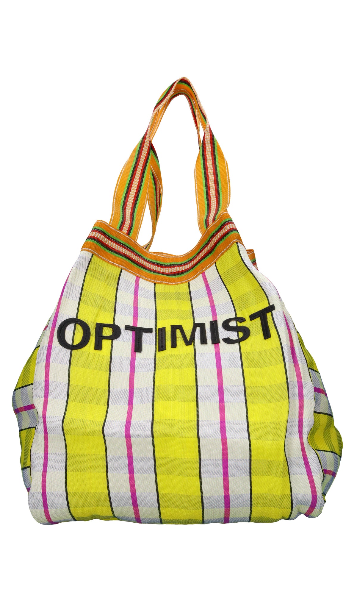 Borsa Optimist in plastica riciclata e pelle 