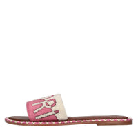 Mules in pelle e perline 
