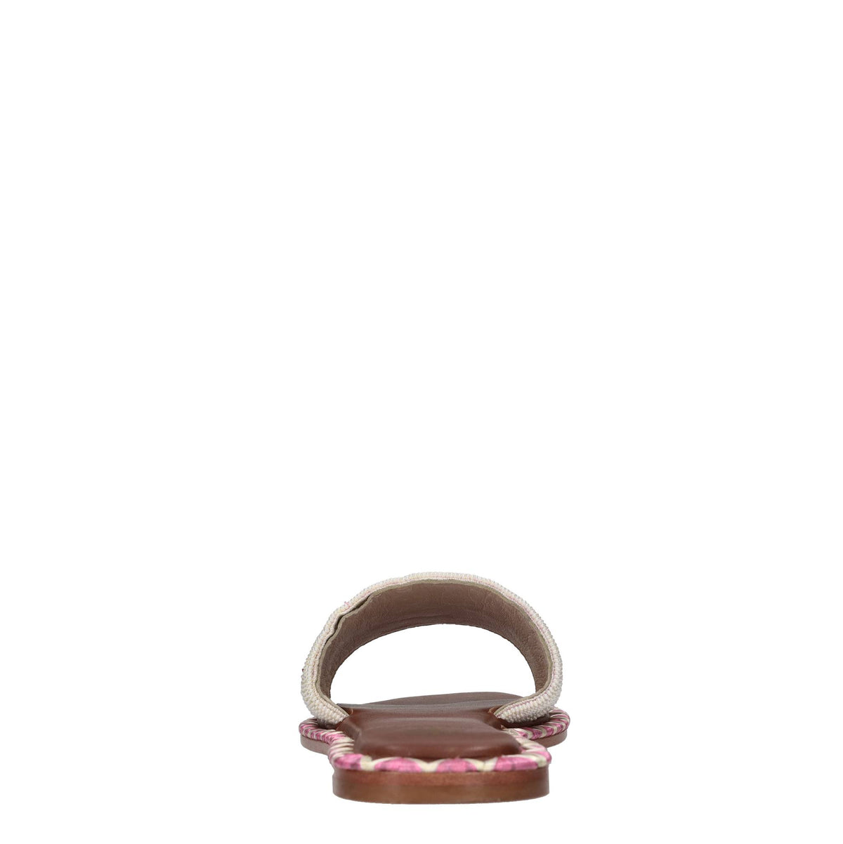 Mules in pelle e perline 