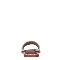Mules in pelle e perline 