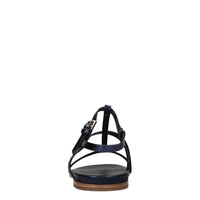 Sandali flat in pelle 