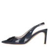 DEL CARLO Décolleté slingback in pelle lucida
