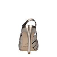 Décolleté slingback in pelle 