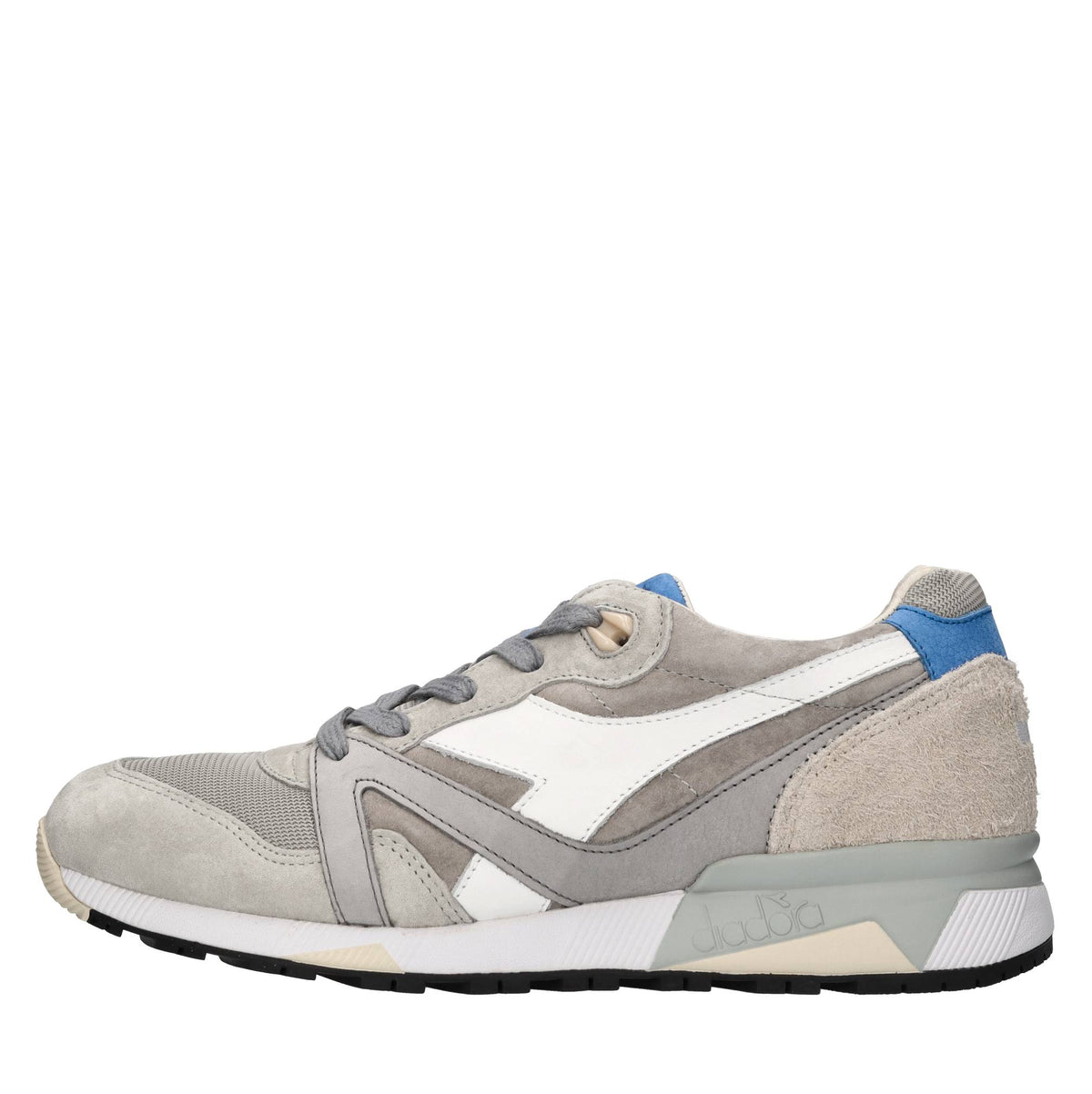Sneakers in pelle,camoscio e tessuto 