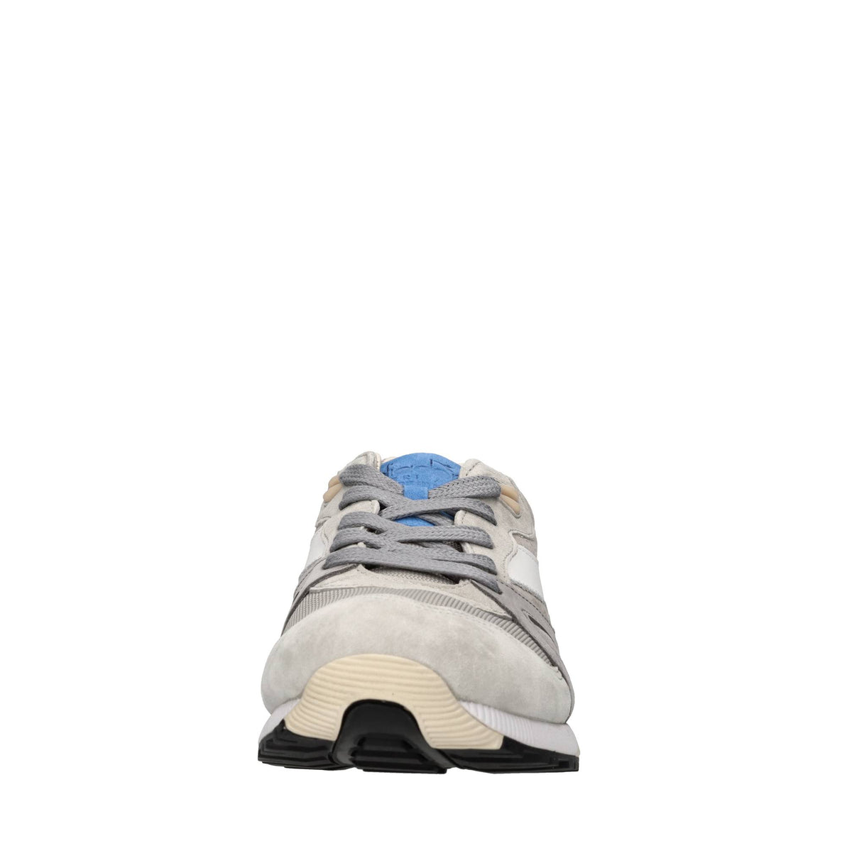 Sneakers in pelle,camoscio e tessuto 