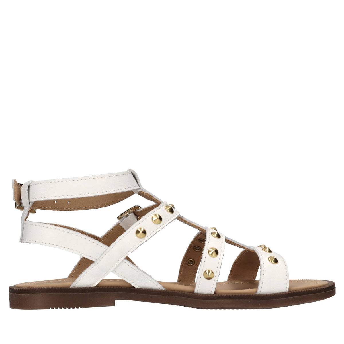 Sandali in pelle e borchie 