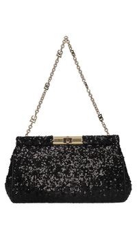 Borsa Marlene in micro paillettes 