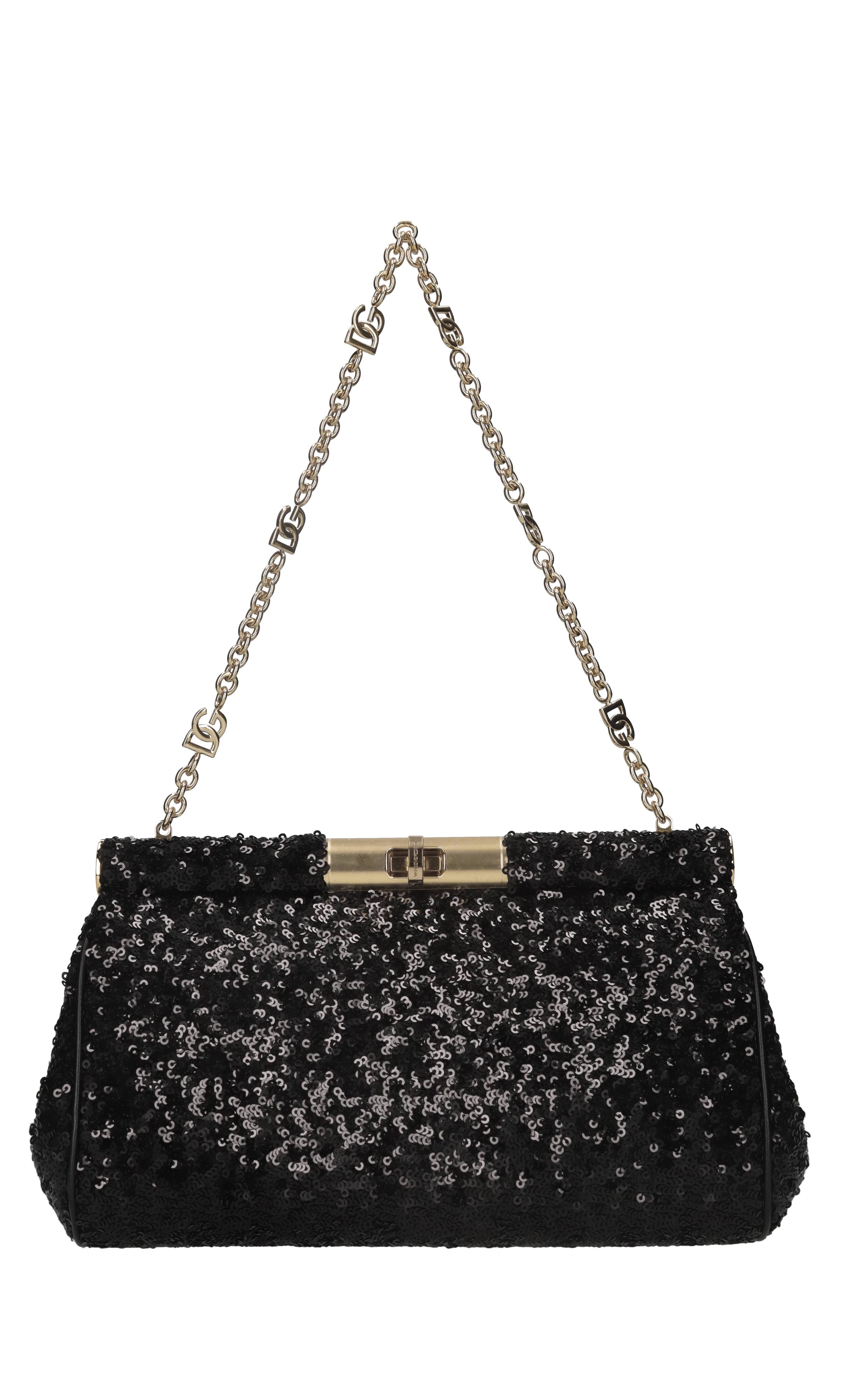 Borsa Marlene in micro paillettes 