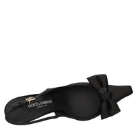 Décolleté slingback Mun in raso 